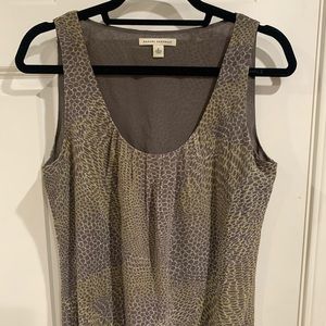 Banana Republic print blouse women Size Small